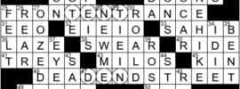 LA Times Crossword Answers Tuesday September 7th 2021