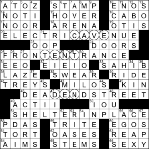 LA Times Crossword Answers Tuesday September 7th 2021