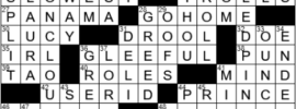 LA Times Crossword Answers Wednesday September 15th 2021