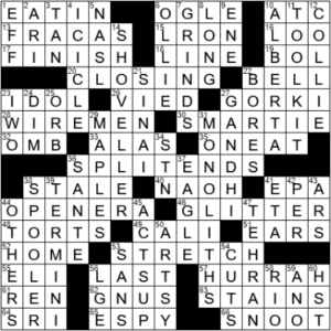 LA Times Crossword Answers Wednesday September 1st 2021