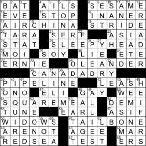 LA Times Crossword Answers Wednesday September 22nd 2021