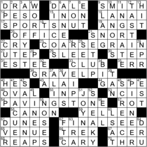 LA Times Crossword Answers Wednesday September 8th 2021