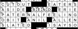 LA Times Crossword Answers Friday October 1st 2021