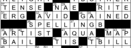 LA Times Crossword Answers Friday October 29th 2021