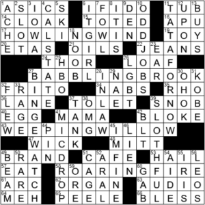 LA Times Crossword Answers Friday October 8th 2021