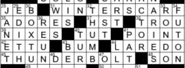 LA Times Crossword Answers Monday October 11th 2021