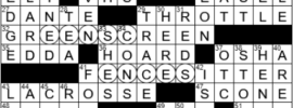 LA Times Crossword Answers Monday October 25th 2021