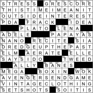 LA Times Crossword Answers Saturday October 30th 2021