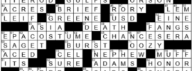 LA Times Crossword Answers Sunday October 31st 2021