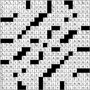 LA Times Crossword Answers Sunday October 31st 2021