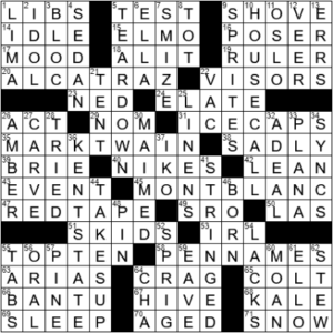 LA Times Crossword Answers Tuesday October 26th 2021