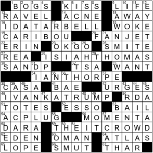 LA Times Crossword Answers Wednesday October 13th 2021