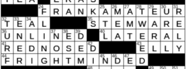 LA Times Crossword Answers Friday November 19th 2021