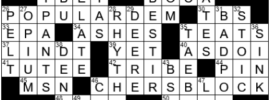 LA Times Crossword Answers Friday November 26th 2021