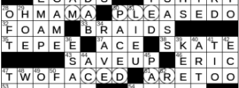 LA Times Crossword Answers Monday November 15th 2021