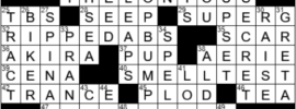 LA Times Crossword Answers Saturday November 27th 2021