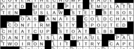 LA Times Crossword Answers Sunday November 21st 2021