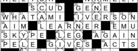 LA Times Crossword Answers Thursday November 18th 2021