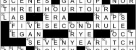 LA Times Crossword Answers Tuesday November 16th 2021