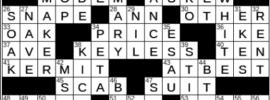 LA Times Crossword Answers Tuesday November 2nd 2021