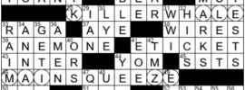 LA Times Crossword Answers Tuesday November 9th 2021