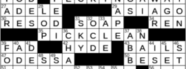 LA Times Crossword Answers Wednesday November 10th 2021