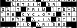 LA Times Crossword Answers Wednesday November 24th 2021