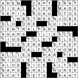 LA Times Crossword Answers Thursday December 9th 2021