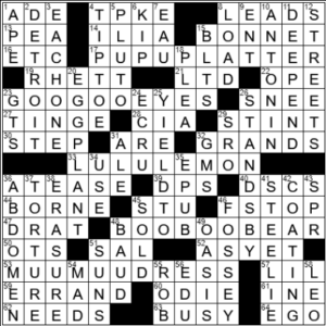 LA Times Crossword Answers Tuesday December 14th 2021