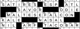 LA Times Crossword Answers Tuesday December 21st 2021