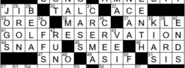 LA Times Crossword Answers Tuesday December 28th 2021