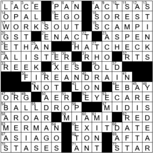 LA Times Crossword Answers Tuesday December 7th 2021