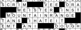 LA Times Crossword Answers Wednesday December 15th 2021