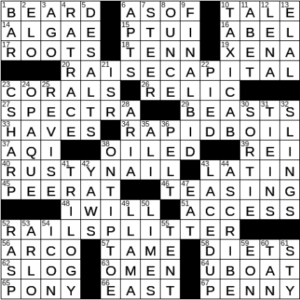LA Times Crossword Answers Wednesday December 22nd 2021