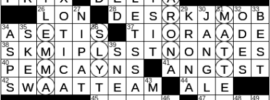 LA Times Crossword Answers Friday January 7th 2022