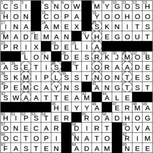 LA Times Crossword Answers Friday January 7th 2022