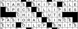 LA Times Crossword Answers Saturday January 15th 2022