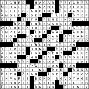 LA Times Crossword Answers Sunday January 30th 2022