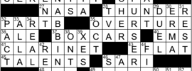LA Times Crossword Answers Tuesday January 25th 2022