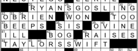 LA Times Crossword Answers Wednesday January 12th 2022