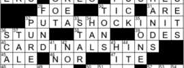 LA Times Crossword Answers Friday February 25th 2022