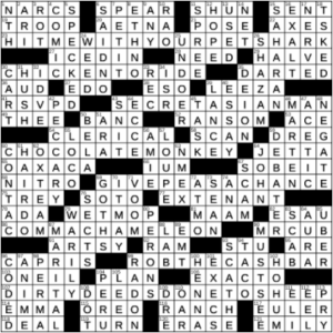 LA Times Crossword Answers Sunday February 6th 2022