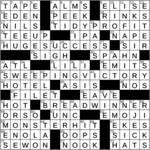LA Times Crossword Answers Thursday February 10th 2022