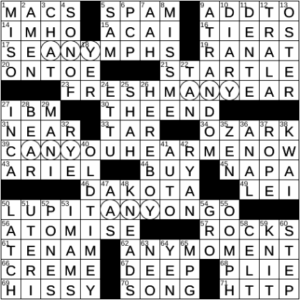 LA Times Crossword Answers Tuesday February 1st 2022