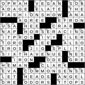 LA Times Crossword Answers Tuesday February 22nd 2022