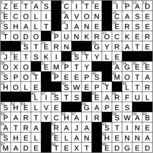 LA Times Crossword Answers Wednesday February 2nd 2022