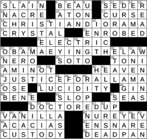 LA Times Crossword Answers Friday March 11th 2022