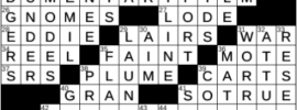 LA Times Crossword Answers Friday March 25th 2022