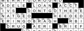 LA Times Crossword Answers Monday March 14th 2022