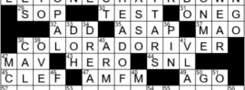 LA Times Crossword Answers Thursday March 24th 2022